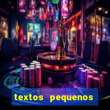 textos pequenos para alfabetizar